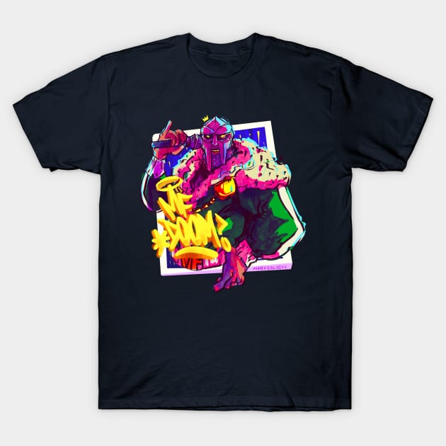 MF DOOM ZOOM T-Shirt by hansoloski